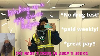 Working for Ups as a driver helper! Best job all year!! 🤑🤑
