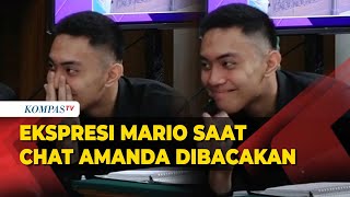 Mario Dandy Senyum Saat Chat Amanda 'Gue Masih Sayang Sama Lo' Dibacakan