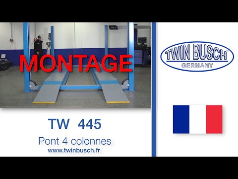 Montage du pont 4 colonnes TW 445 de TWIN BUSCH®