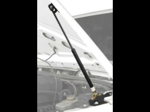 Honda Ridgeline 2006-14 hood assist gas struts installed - YouTube