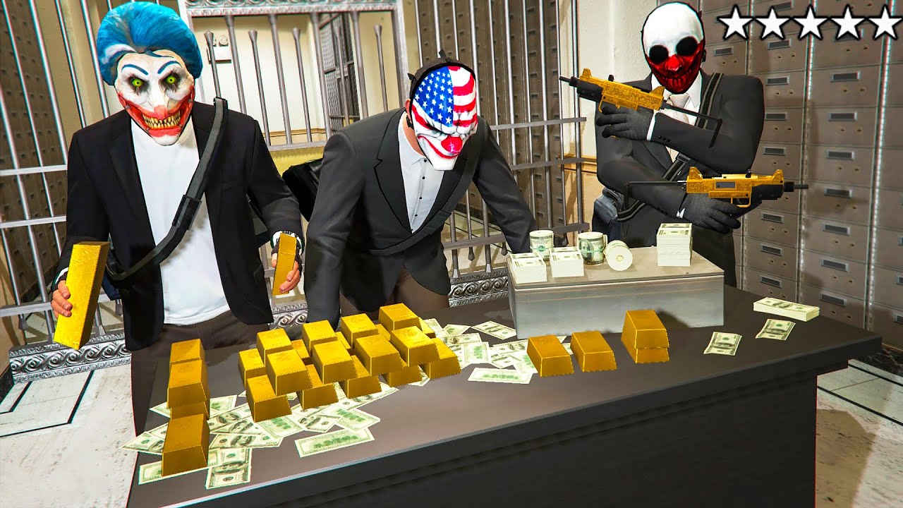 САМОЕ ОПАСНОЕ ОГРАБЛЕНИЕ В ИСТОРИИ ГТА 5 МОДЫ! МАЙКЛ ФРАНКЛИН И ТРЕВОР ...