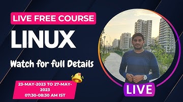 Linux Live free course | DevOps Training @DevOpsAndCloudWithSiva