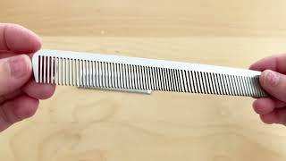 Metal Tail Combs Stainless Steel Fine Cutting Comb for Hair Styling Cutting - REVIEW