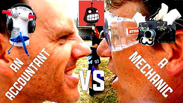 The Accountant Fights the Mechanic | Stupid Robot Fighting League