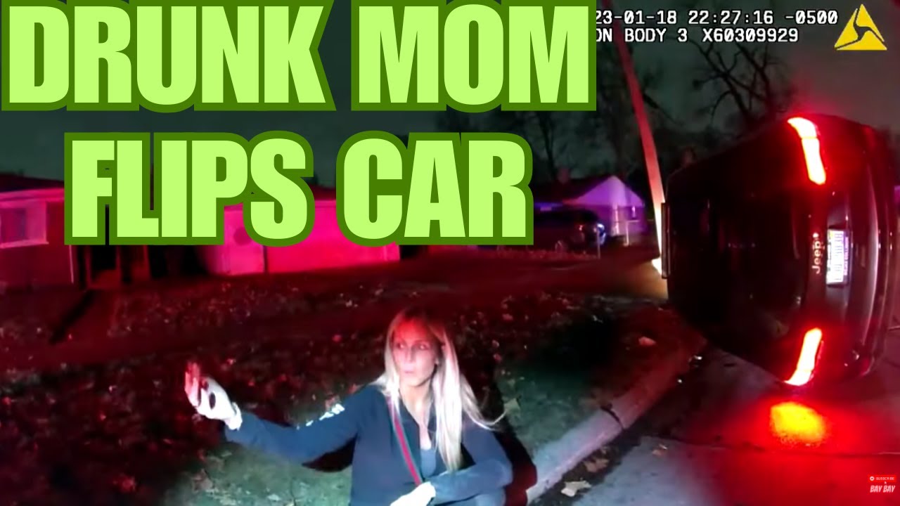 Bartender Mom Flips Her Car - YouTube