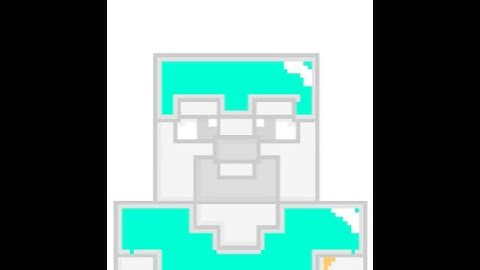 Drawing steve in diamond armor!