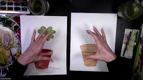 Easy Watercolor Shamrock