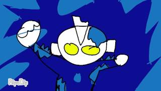 Ultraman Blueghost Vs.funny Tail Monster