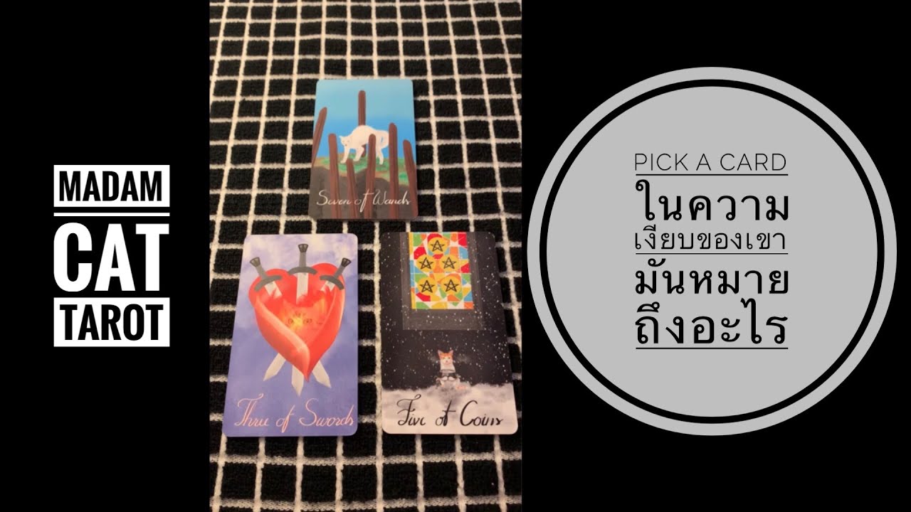 ในความเงียบของเขา มันหมายถึงอะไร (มีกองปากไม่ตรงกับใจ😚)/Pick a Card