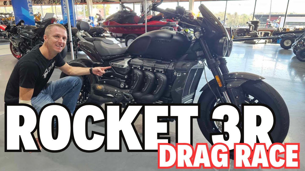 I Took My Triumph Rocket 3 to the Dragstrip!