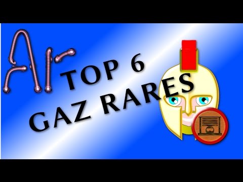 TOP 6 des Gaz rares