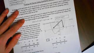 Unit 4 Algebra 2 Day 5 Notes on Rational Zeros and the Fundamental Theorem of Algebra