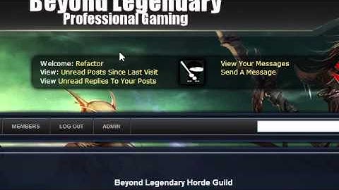 World of Warcraft SMF 2.0 Portal