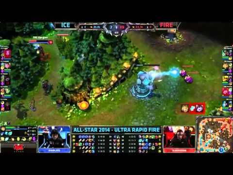 LoL ALL-STAR Paris 2014 Day 1 : Urf Mode Challenge - Team Ice vs Team Fire