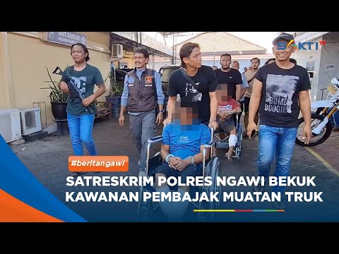 NGAWI - Polisi Berhasil Ungkap Pencurian Mobil, 3 Pekaku Harus Dilumpuhkan Dengan Timah Panas