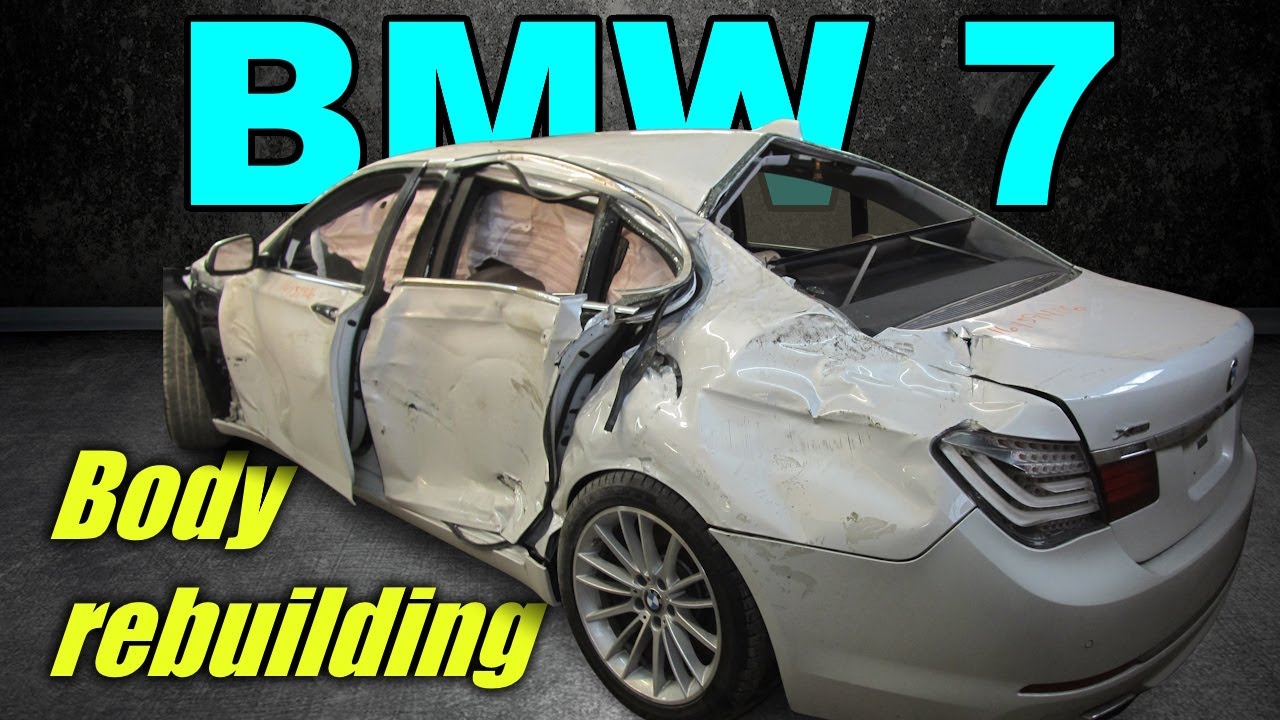 BMW 7 - Complete restoration after serious damage! 🔥