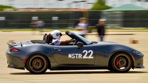 Miata ND Autocross SCCA Solo: Winning run