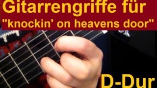 Video thumbnail of ""knockin on heavens door" auf der Gitarre begleiten lernen - Gitarrengriffe & Rhythmus in G-Dur"