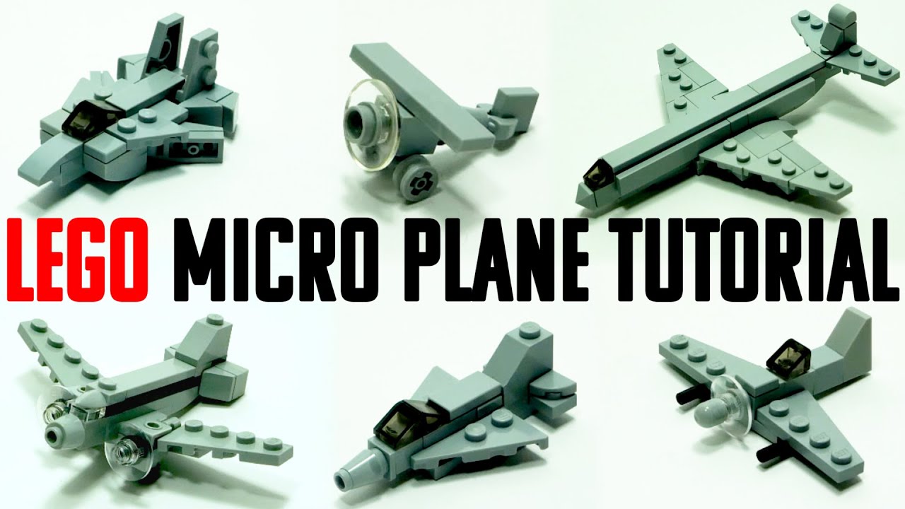 Lego Micro Planes Tutorial 