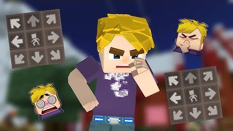 Playing BedWars Ranked mode with D-pad 🤔 (Blockman Go)