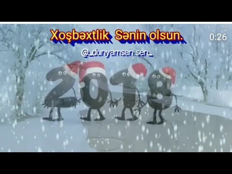 2018 yeni il təbrik videosu. Süper video hərkəsi heyran edən sözlər.