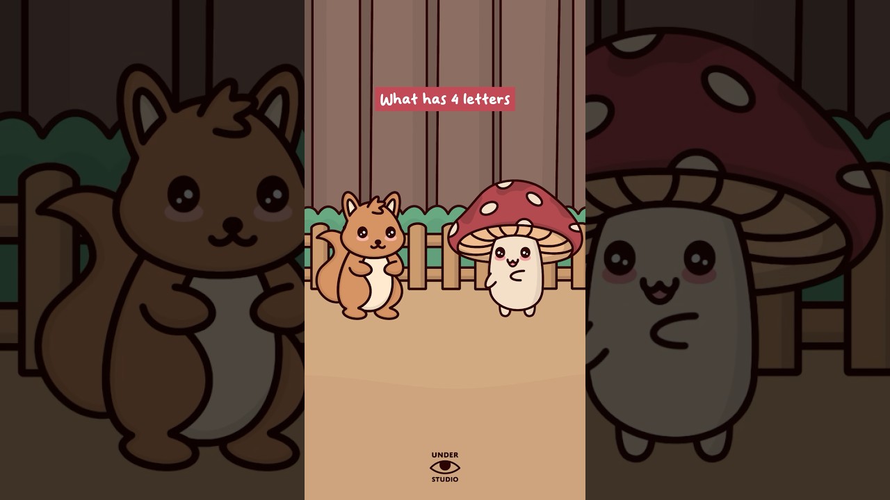 Listen Again 🍄 Mushie & Squirrel | Comedy Animation Meme | Original Audio: @DEMETSKYSER