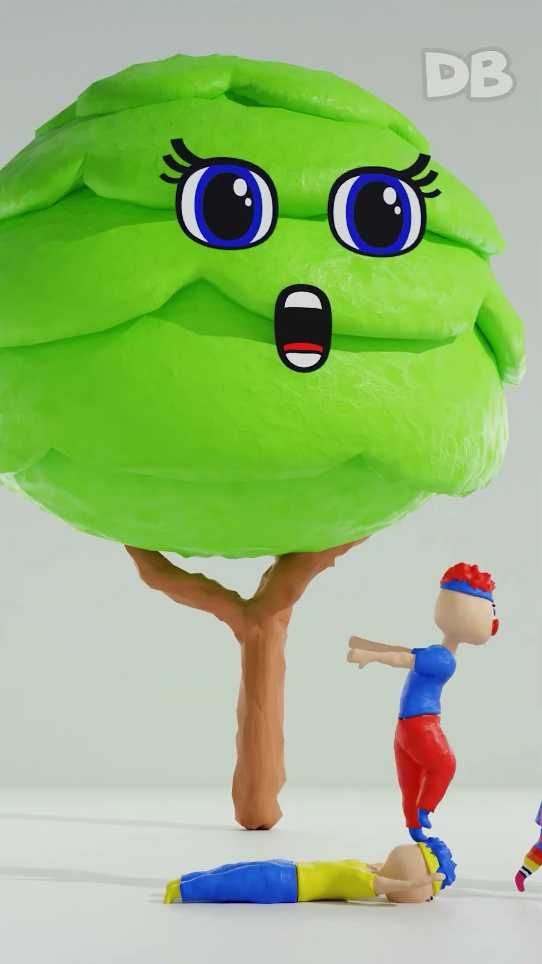 Get creative with Clay and Apple! | D Billions #shorts #db