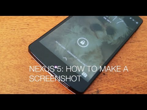 Video: Hoe maak je een screenshot op een LG Nexus 5?