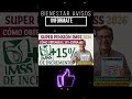 📌🎯Pensión IMSS 2026: Cómo Obtener el Incremento del 15% en tu Beneficio de Junio