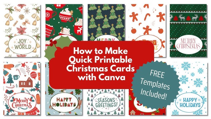 How to Make Printable Christmas Cards at Home FAST! - YouTube how-to-make-printable-christmas-cards-at-home-fast-youtube