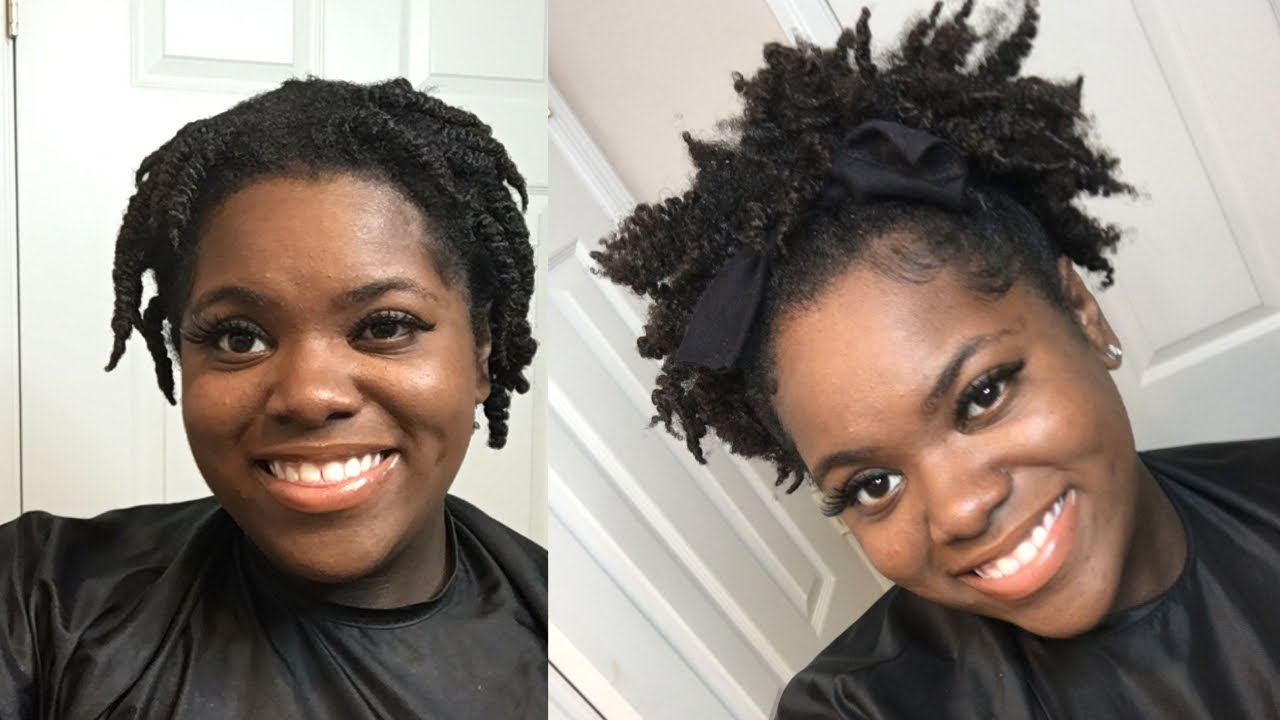 TAKING MY TWIST OUT AFTER A WEEK ! 4c DEFINITION !!! YouTube