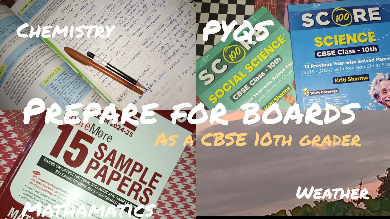 boards prepration 😐😓 | as a CBSE 10th grader 🖇️💌| class 10 study vlog 🎀 ...