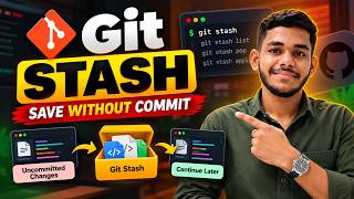 Git Stash Explained in Hindi 🔥 | Save Changes Without Commit | Git & GitHub Series