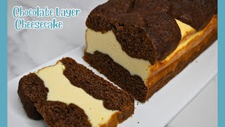 ASMR Chocolate Layer Cheesecake | Chocolate Cheesecake [Soothing Baking]