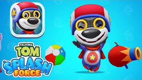 Talking Tom Splash Force Danger Hank vs Roy Raccoon Gameplay Android ios