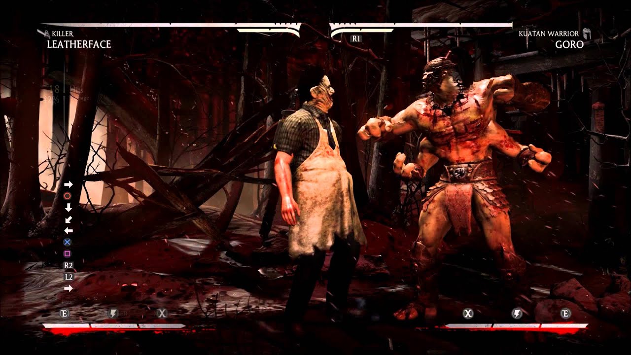 Leatherface Killer 52% Combo Tutorial - MKX