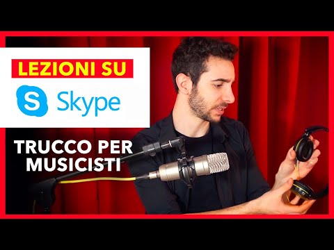 Come fare LEZIONI DI MUSICA SU SKYPE: 1 Trucco + Impostazioni migliori (chitarra, batteria, canto...