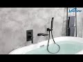 Vouruna waterfall wall mounted bathtub faucet mixer tap