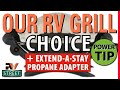 🔥 Best RV BBQ Grill EVER• No more BOTTLES OF PROPANE