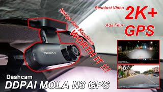 Dashcam DDPAI Mola N3 GPS - Harga dan Kualitas Sesuai Harga !!!