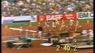 1986 European Athletics Championship Women's 1500m final