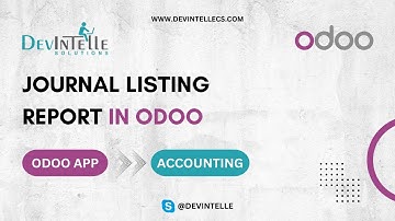 Journal Listing Report in Odoo | Listing Reporting