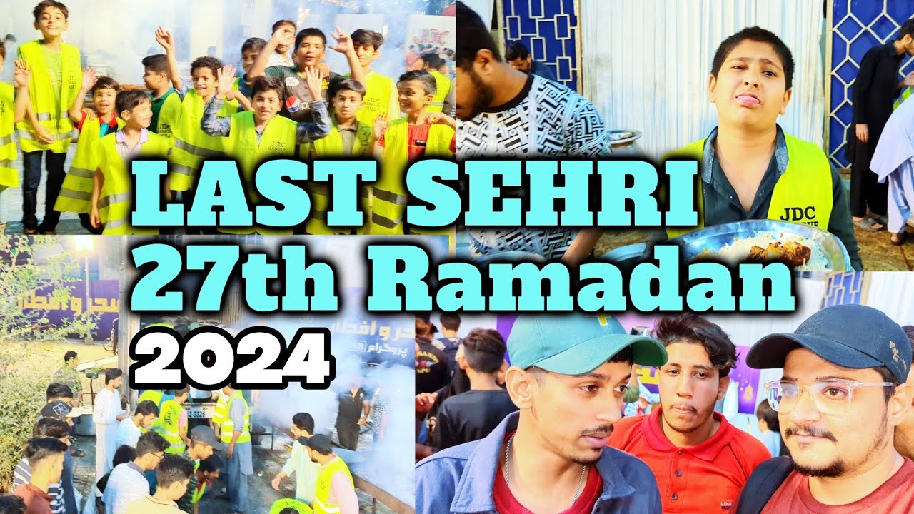 The Last Grand Sehri at JDC | Ramadan drive 2024 | 