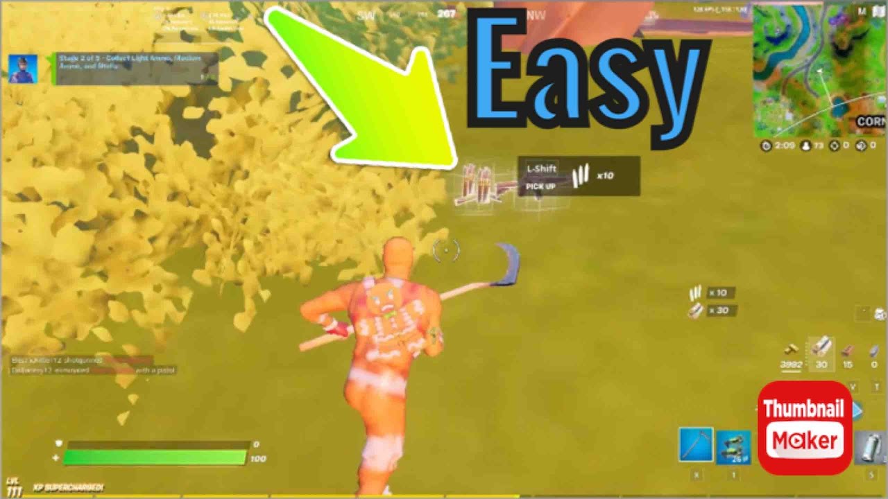 Collect Light Ammo, Medium Ammo, and Shells - Fortnite Shadow Ops 2/5