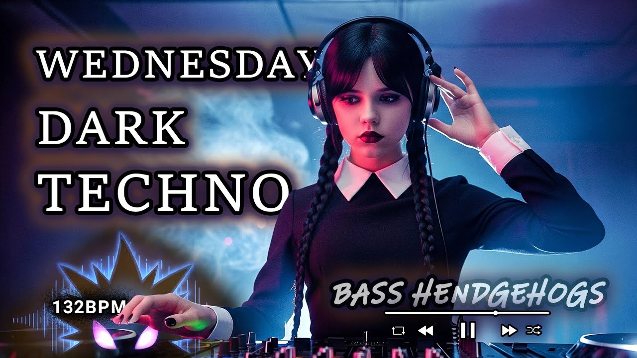 Wednesday Addams Dancing | Dark Techno (132 BPM) — Gothic Industrial Bass • Finger Snaps