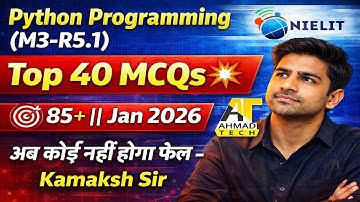 O LEVEL Python Programming (M3R5.1)  Class -3 || January 2026 100% Aayenge ye question 