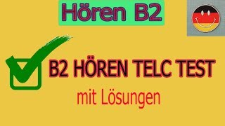 B2 Hören TELC test mit lösung