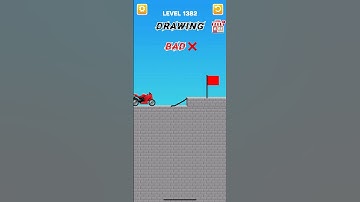 Draw bridge puzzle game level 1382 #gaming #drawing #Shorts