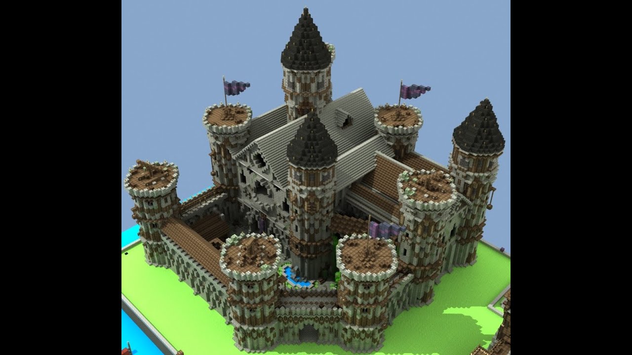 как строить замки в майнкрафте #2