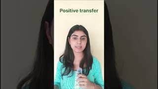 TRANSFER OF LEARNING | TET PSYCHOLOGY Daily revision Day 10 #shorts #the_vani_classes
